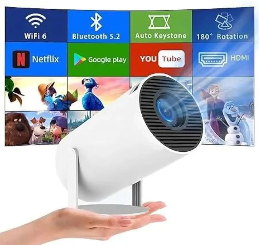 HY300 Home Theatre WiFi Bluetooth portable Projector Price in Bangleadesh