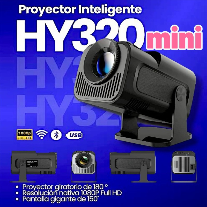 HY 320 Mini Projector High Quality Android Projector Android 13